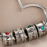 Engraved Heart Pendant Necklace
