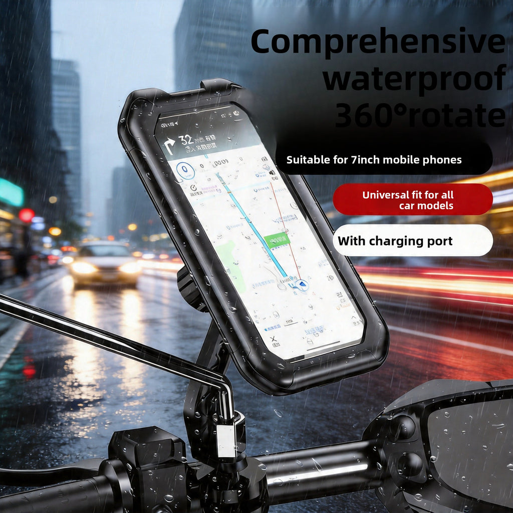 Waterproof Touch Control Phone Holder for Bike & Motorcycle