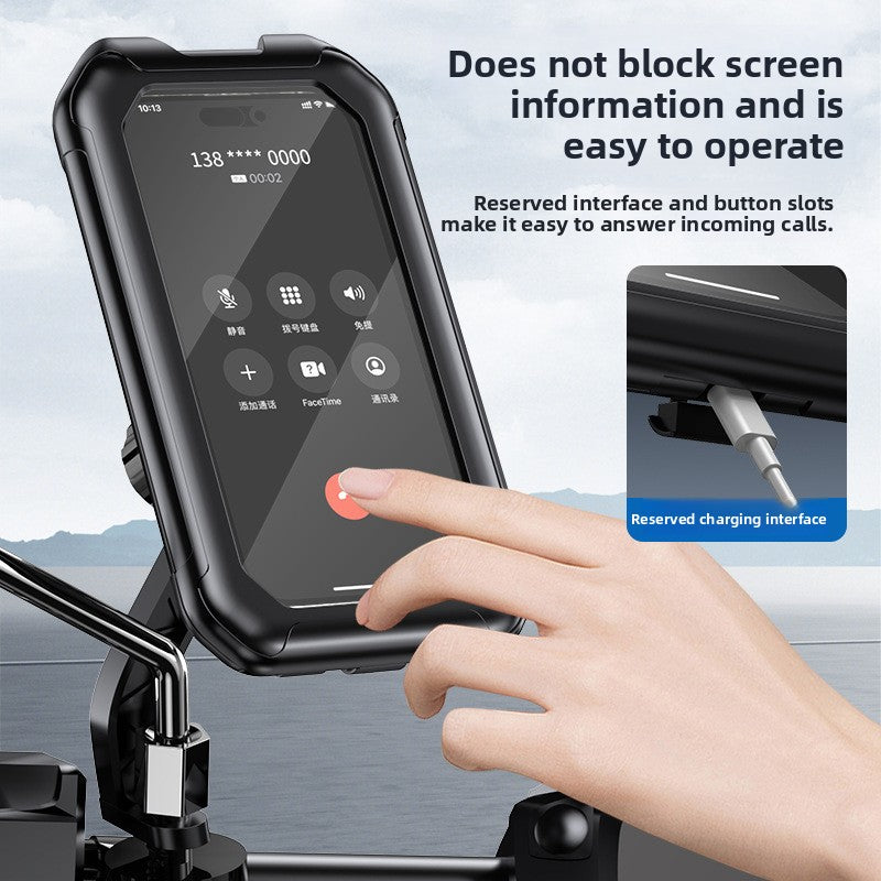 Waterproof Touch Control Phone Holder for Bike & Motorcycle