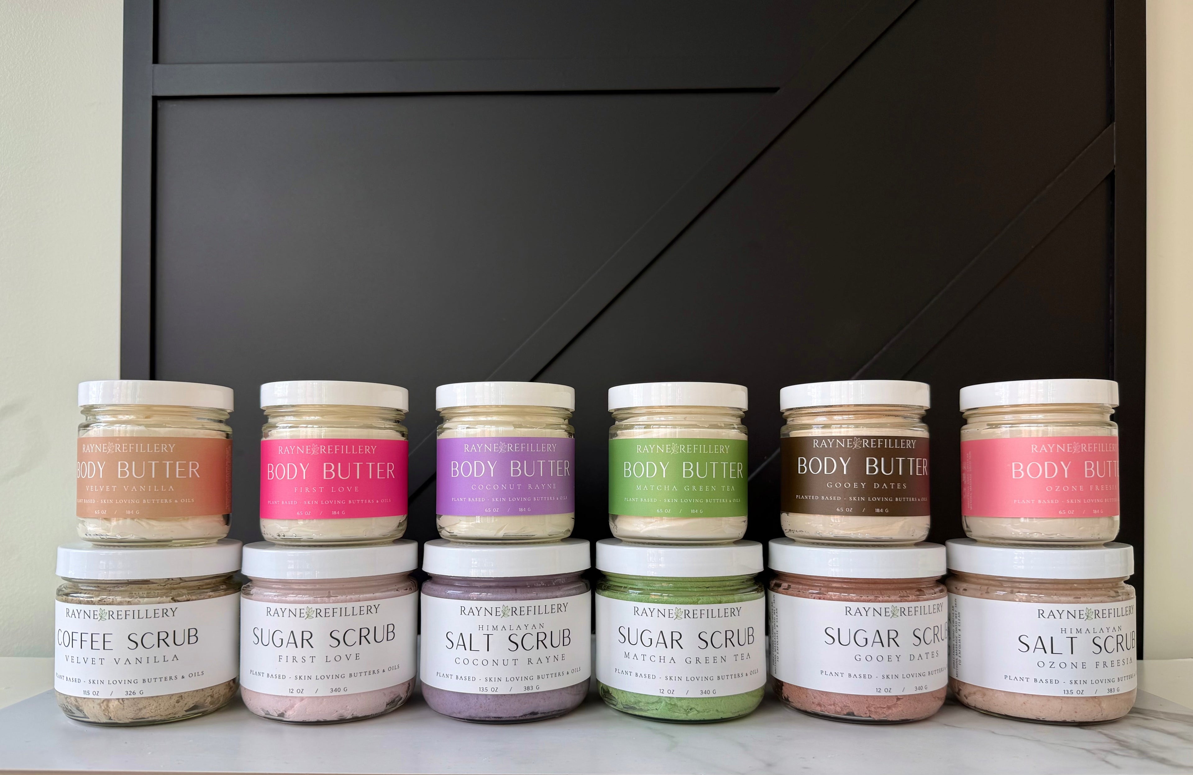 Coconut Rayne Pink Himalayan Salt Scrub - Whipped Exfoliating Body Scrub
