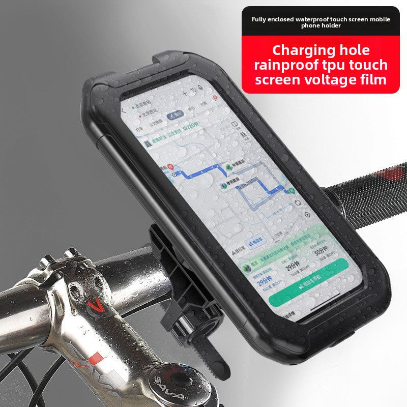 Waterproof Touch Control Phone Holder for Bike & Motorcycle